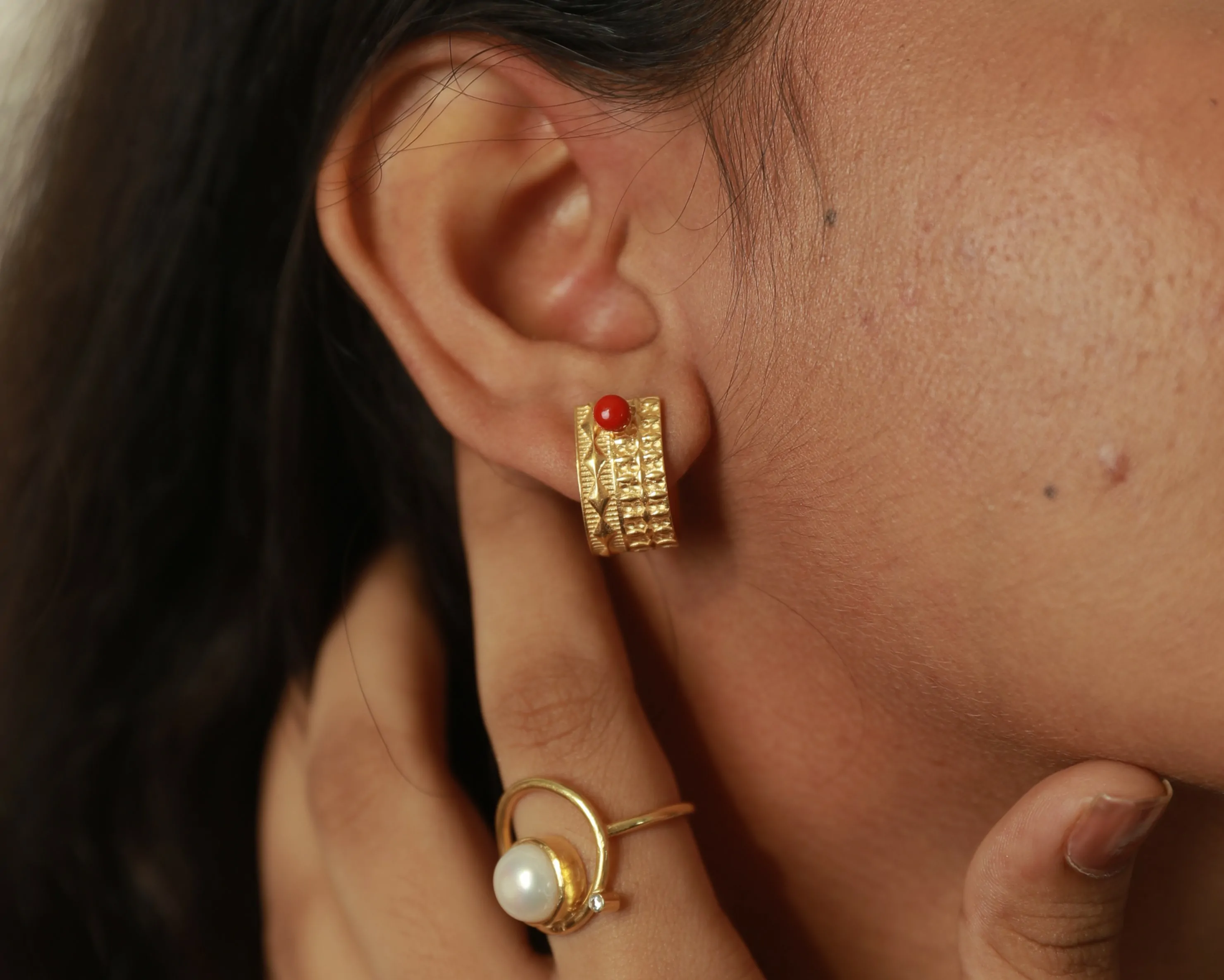Coral Studs