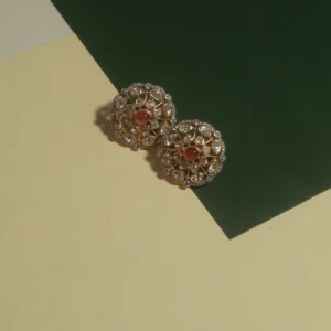 Polki Ghewar Earrings
