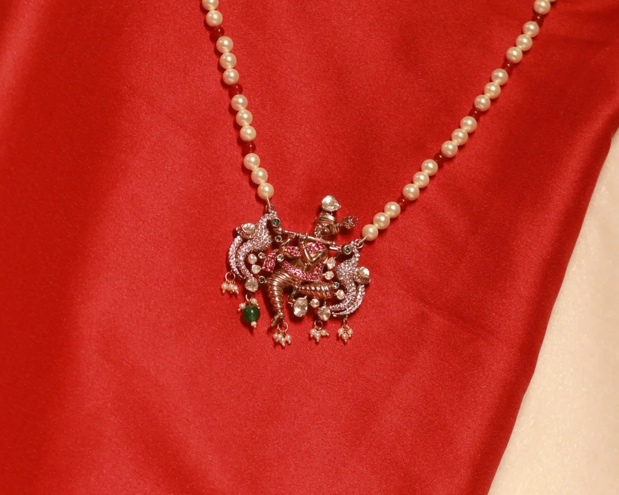 Antique Kanha Ji Necklace Set