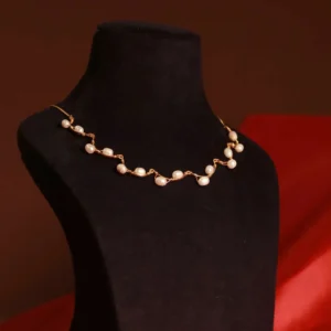 Spiral Pearl Necklace
